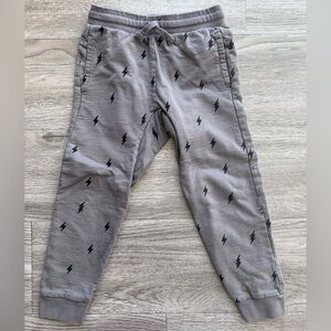 Tea Collection Lightning Bolts Print Toddler Joggers - Size 5T